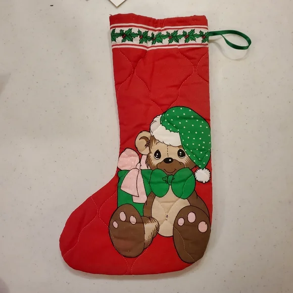 Precious moments 15" full size Christmas stocking - Picture 4 of 4